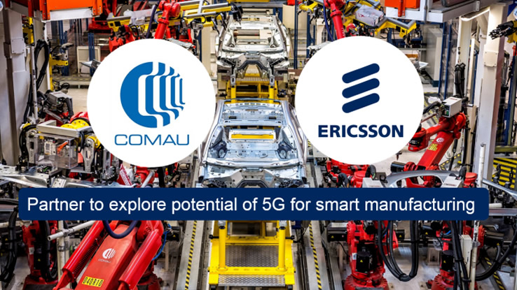 Ericsson Comau accordo 5G
