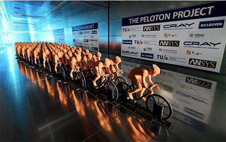 Ansys aerodinamica ciclismo progetto Peloton