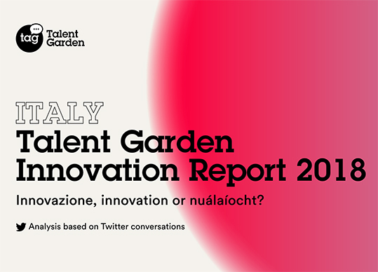 Innovation Report Italia hashtag twitter