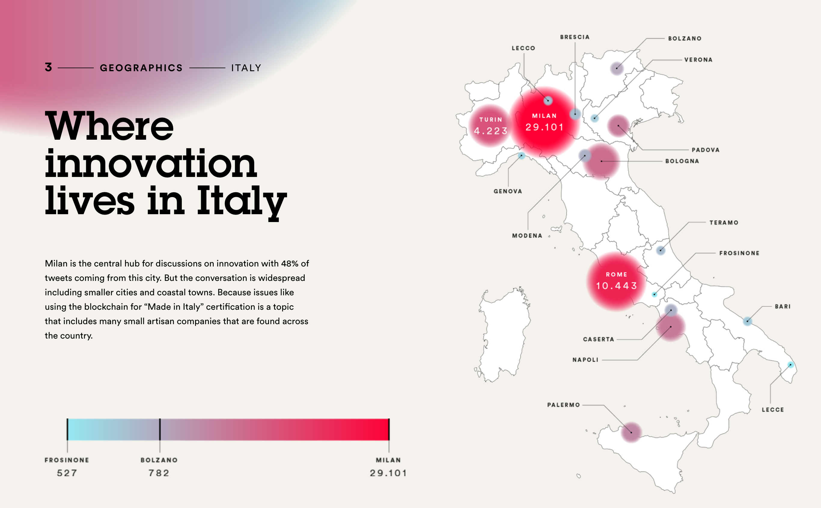 città innovative Italia Innovation Report