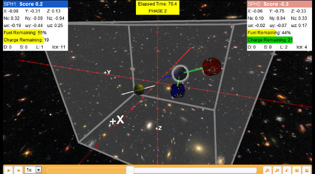 coding aggancio satellite Zero Robotics NASA