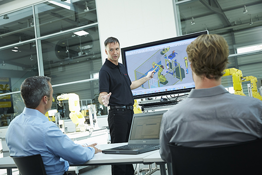 Fanuc training ITS Lombardia Meccatronica