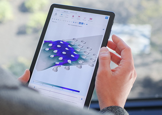 Comsol client Android simulazione da remoto