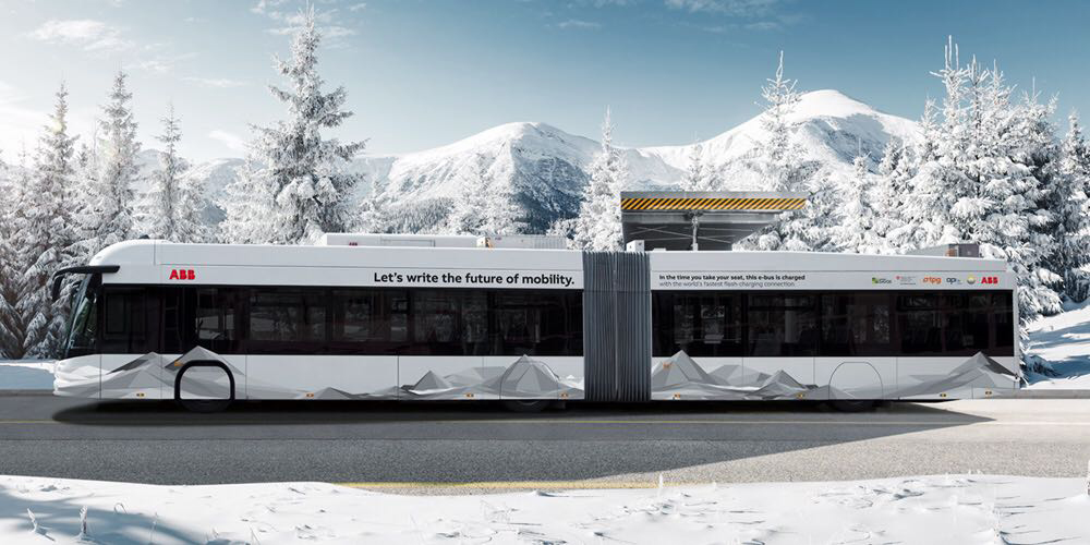 mobilità elettrica eBus TOSA ABB