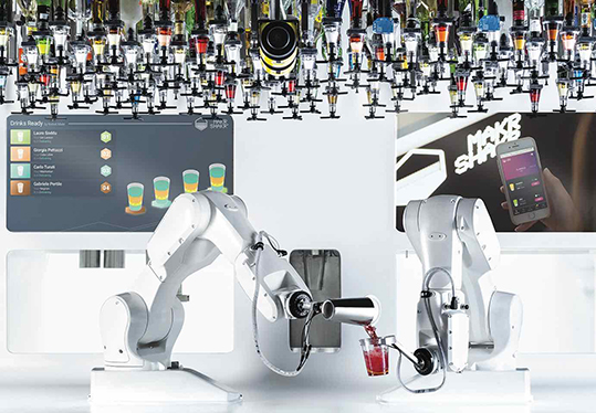cobot sensori Sick aperitivo Milano MAKR