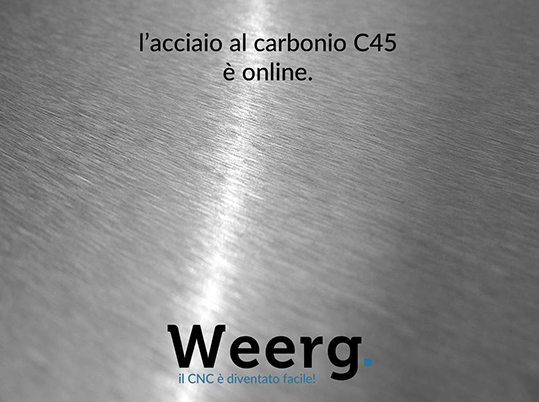 Weerg acciaio carbonio CNC online