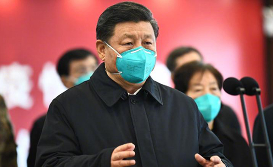 Chinese President Xi Jinping in Wuhan