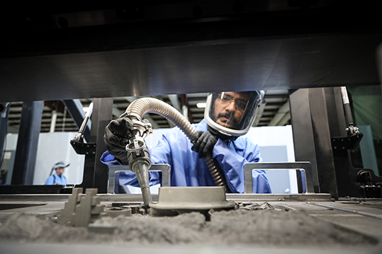 GE Additive Binder Jet machine Sandvik