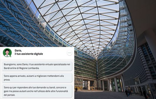 Regione Lombardia chatbot bandi online