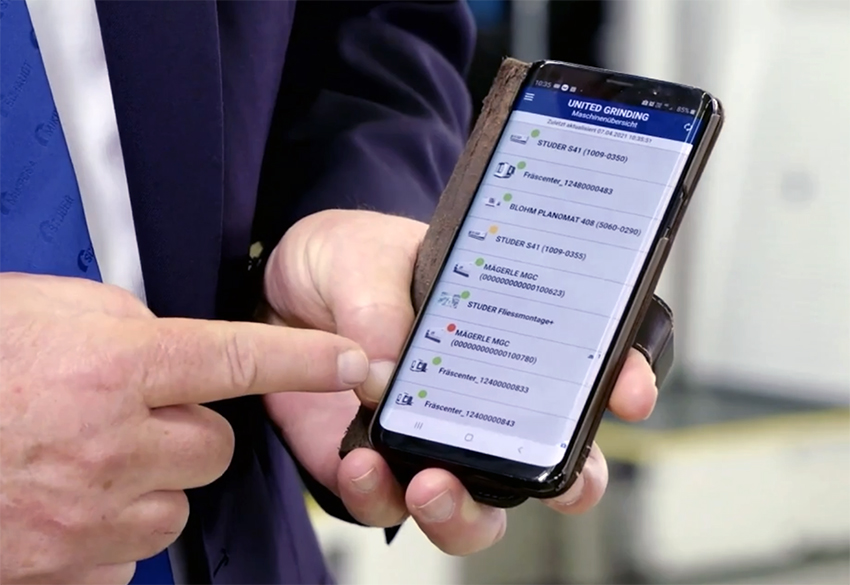 Studer connessione OPC UA umati rettificatrici