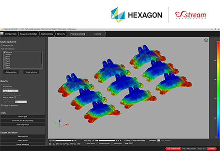 eXstream hexagon produzione additiva