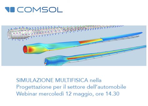 Comsol simulazione automobile webinar