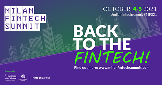 Milan Fintech Summit ottobre 2021