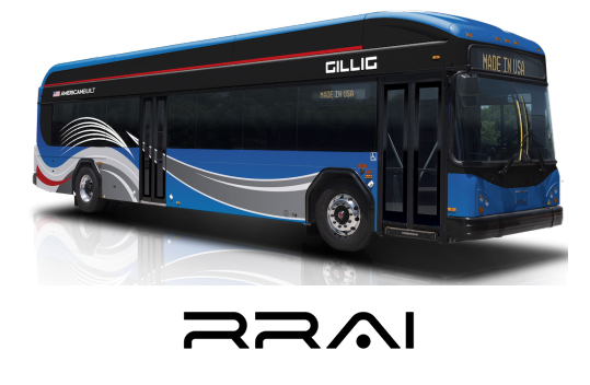 Gillig RR AI bus guida autonoma
