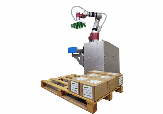 GreenCobot MIA Cobot automazione multipurpose pallettizzazione