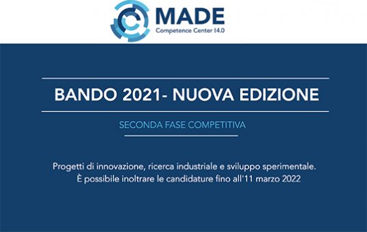 MADE cc bando 2021 nuova edizione