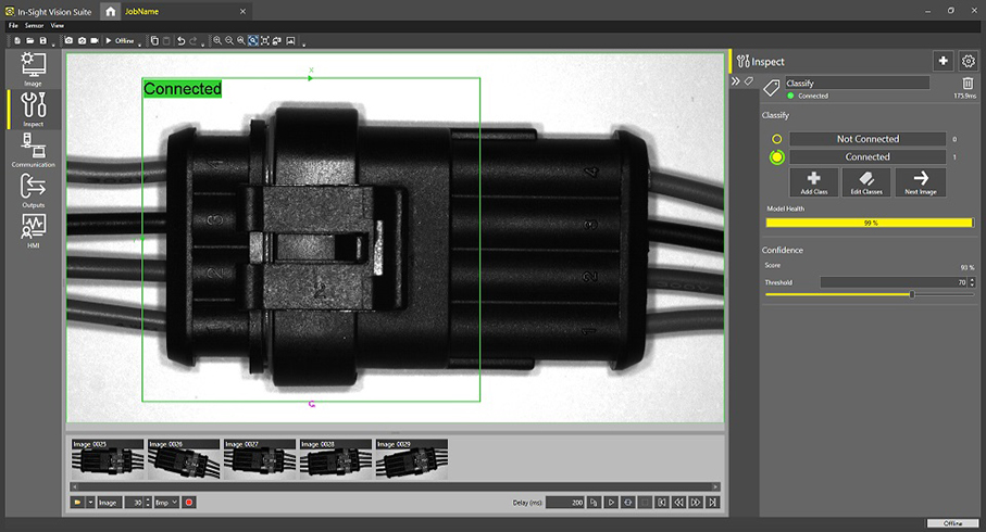 Cognex sistema visione deep learning ispezione
