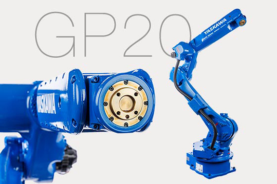 Yaskawa robot GP20 polso solido movimentazione assemblaggio