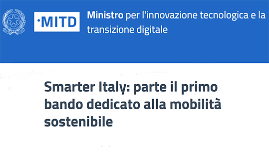 Smarter Italy bando mobilità sostenibile