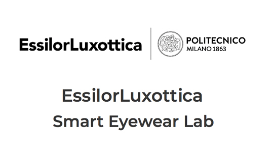 Essilor Luxottica PoliMi smart eyewear Lab