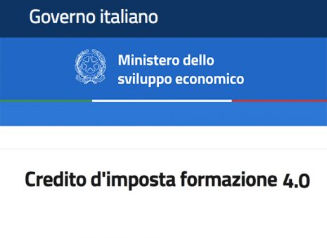 Mise maggiorazione credito d'imposta formazione 4.0