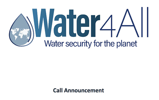 Water4All bando soluzioni gestione dell'acqua