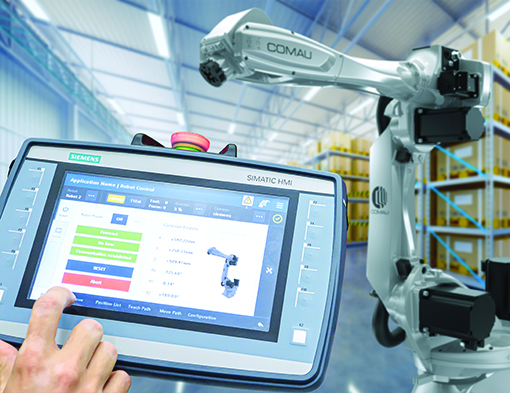 Comau-Siemens-integrazione-PLC-controller-robot-automazione-AI