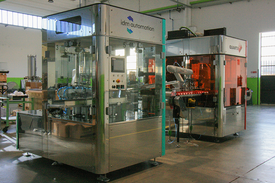 Festo IDM Automation automazione linea stampa e riempimento 4.0