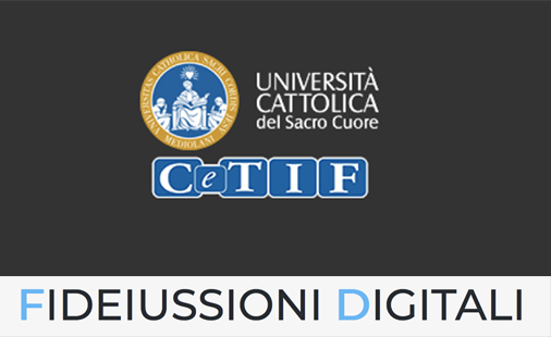 CeTIF Advisory Progetto Fideiussioni Digitali blockchain