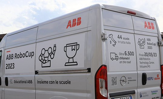 ABB RoboCup Tour 2023 robotica educational scuole