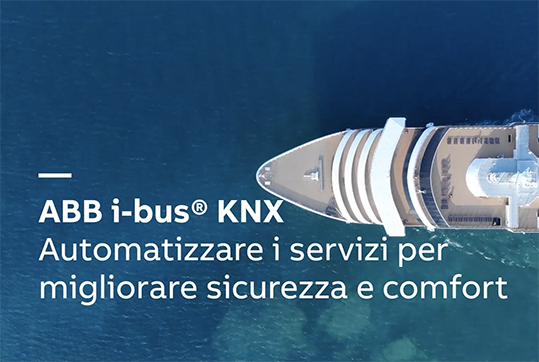 ABB Conit domotica navi da crociera cablaggio tecnologia KNX