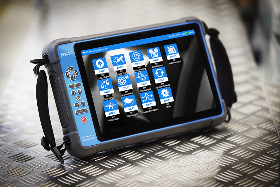 SKF Microlog Analyzer dBX monitoraggio manutenzione predittiva macchine rotanti