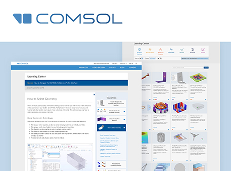 Comsol Learning Center formazione online competenze simulazione multifisica