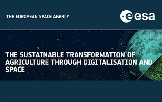 ESA call transizione sostenibile digitale agricolturta tecnologie spaziali