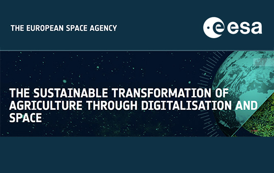 ESA call transizione sostenibile digitale agricolturta tecnologie spaziali