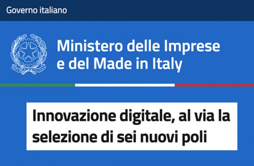 Mimit Poli di innovazione digitale selezione 42 milioni