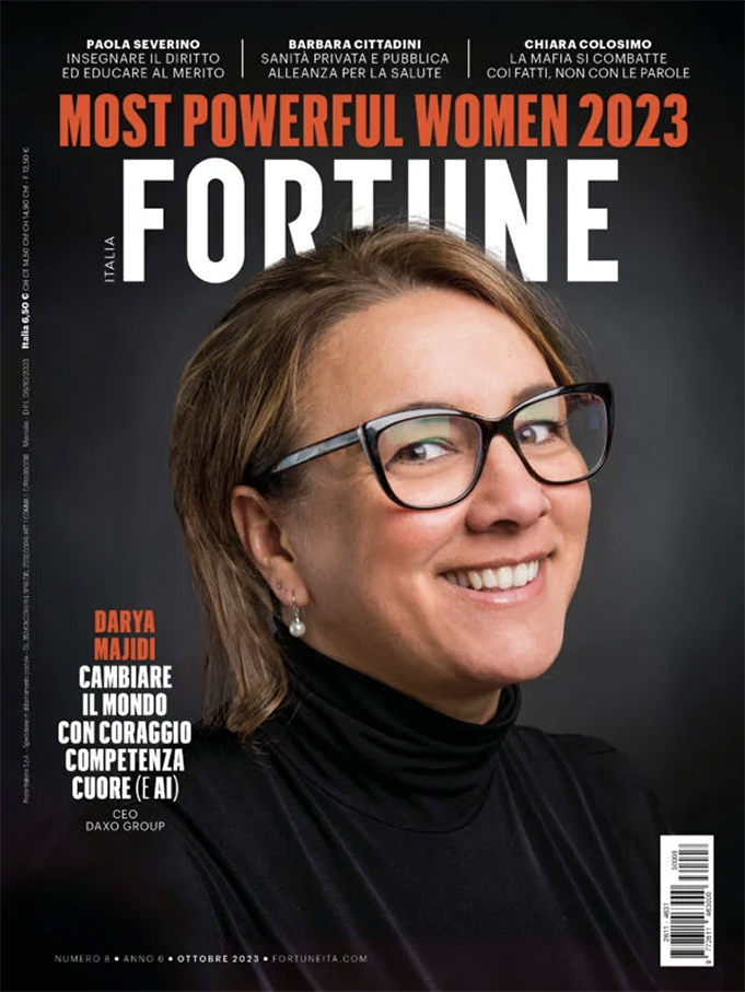 Artes 4.0 Darya Majidi donne e AI Fortune Italia Most powerful Women AIxGirls