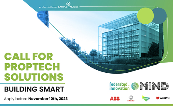 Call for PropTech smart building MIND ABB Lendlease Würth Schindler