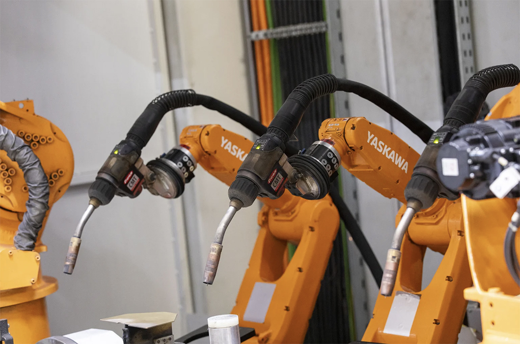 Yaskawa robot Motoman saldatura PERI- componenti ponteggi impalcature