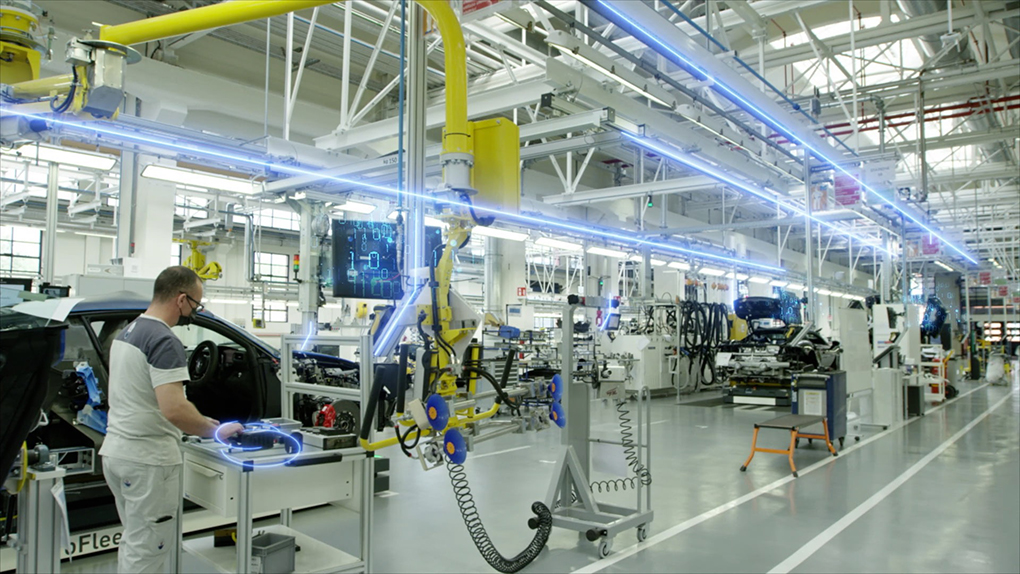 Bosch Rexroth Italia anniversario 70 anni Linea di produzione Maserati