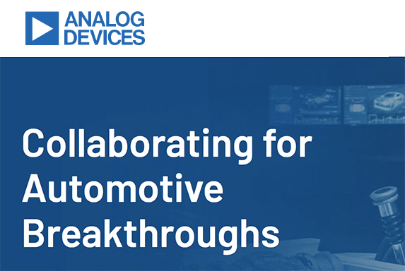 Analog Devices ADI BMW ethernet to edge software defined vehicles