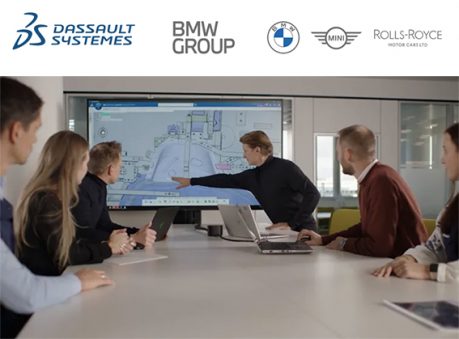 Dassault Systèmes BMW Group piattaforma ingegneristica gemello virtuale sviluppo veicoli digitalizzazione