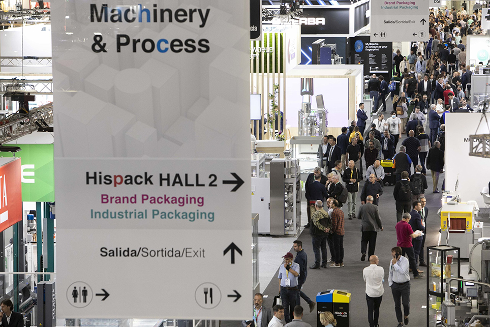Hispack Barcellona aziende italiane imballaggio packaging machinery