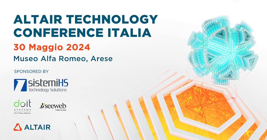 Altair simulazione AI HPC digital twin evento Arese ATC Italia 2024 digitalizzazione
