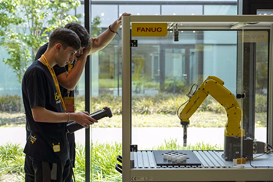 Fanuc Olimpiadi robotica 2024 formazione