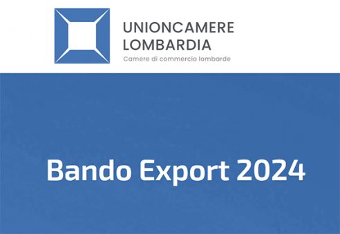 Unioncamere Lombardia contributi fondo perduto Bando Export 2024
