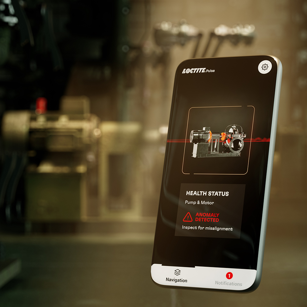 Henkel monitoraggio IIoT attività MRO Loctite Pulse apparecchiature rotanti e statiche