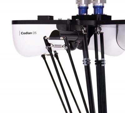 Atti distribuzione meccaniche aperte Delta robots Codian Robotics automazione