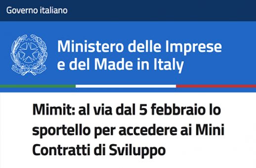 Mimit tecnologie critiche STEP mini contratti di sviluppo