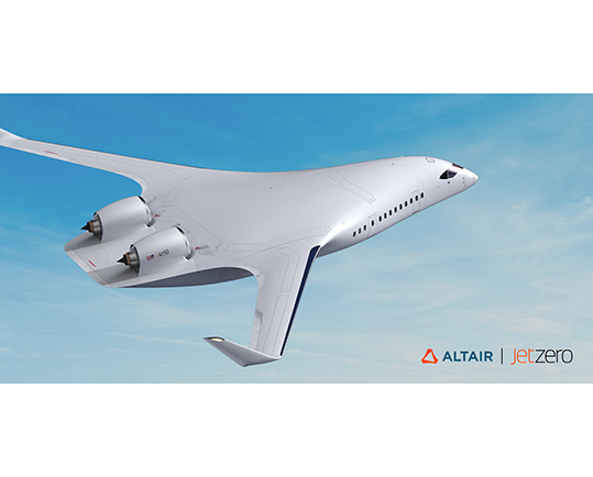 Altair-simulazione-CFD-AI-aereo-ad-ala-integrata-JetZero